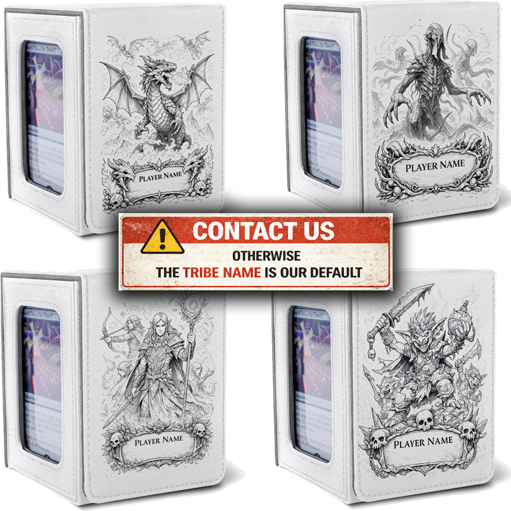 BDV TRADING Leather Deck Box - Tribes