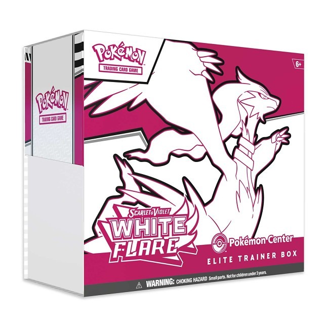 Scarlet & Violet—Black Bolt Pokémon Center Elite Trainer Box | Scarlet & Violet—White Flare Pokémon Center Elite Trainer Box